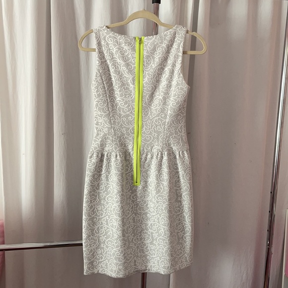 COPY - Ivy & Blu Gray and White Lace Dress - Picture 3 of 5